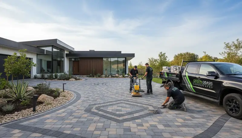 Driveway paver installation in Long Beach, CA for durable, coastal-ready landscaping.