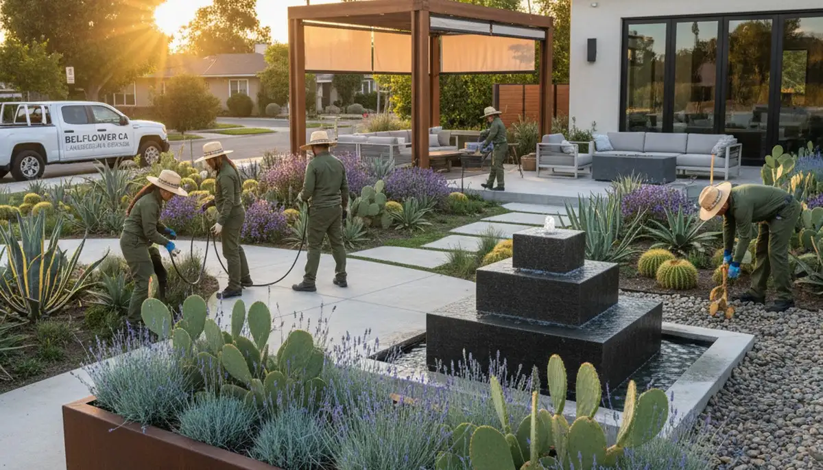 Landscaping service in Long Beach, CA for residential and commercial outdoor maintenance