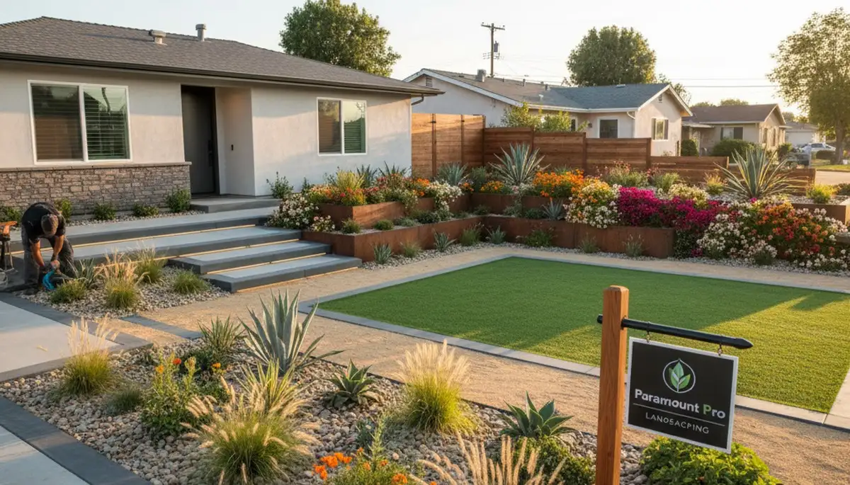 Long Beach, CA landscaping service for residential and commercial yard maintenance