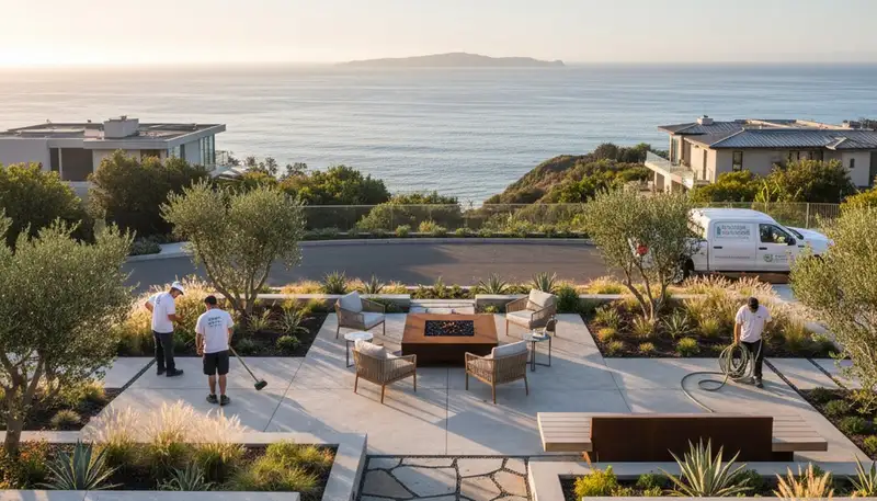Long Beach, CA landscaping services for residential and commercial property maintenance