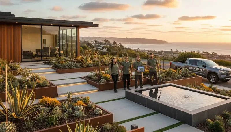 Landscape maintenance service in Long Beach, CA for residential and commercial properties