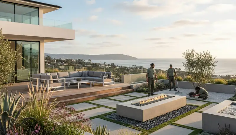 Long Beach, CA landscaping services for residential and commercial property maintenance