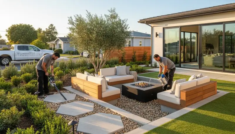 Long Beach, CA landscaping service for residential and commercial yard maintenance