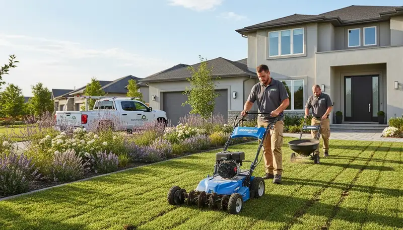 Professional lawn aeration service in Long Beach, CA for healthier grass and compacted soil care